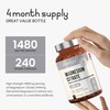 Magnesium Citrate Capsules 1480mg, 4 Months High Strength Magnesium Supplements