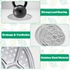 6 Pack Round Planter Insert, 9.4/11/12.5-Inch Planter Inserts with Drainage