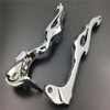 XKH- Motorcycle Chrome Brake Clutch Flame Lever Compatible with Suzuki