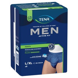 Tena Men Active Fit Plus Pant (L/XL) X 8 (Limit 4 per order)