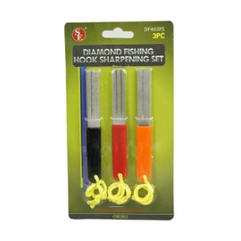 SE 3-Piece Diamond Fishing Hook Sharpening Set - DF403FS