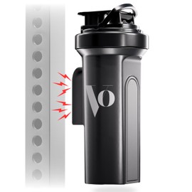 Mag Shaker Bottle (24oz), Leak-Proof BPA-Free Bottle with Phone Holder Mount, Attaches Securely to Gym Equipment, Shaker Cup for Protein Shakes, Fitness & Workouts by Strenvo