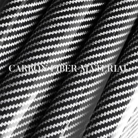 Car Steering Wheel Cover Set Bright Carbon Fiber Wrap Non-Slip 3pcs Steering Wheel Accessories 14.5-15 inch Universal (Silver)