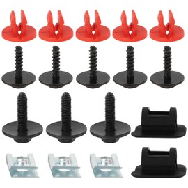 VGOL 18pcs Engine Under Tray Splash Guad Mounting Package 31391440 30683256 Chassis Guard Kit Compatible with Volvo V40 2012-2019