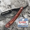 BEAUTICONE Straight Razor for Men, Professional Brown Wooden Razor with