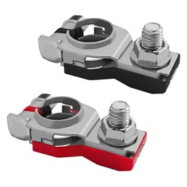 Msyuusr - Terminales de batera de coche para Nissan, terminal de batera positivo y negativo, terminales de batera de repuesto automotriz y extremos...