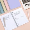SUNEE Spiral Notebooks, 1-Subject, 5 Pack, College Ruled Paper, 8"