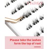 Natural Eyelashes Wispy Cluster Eyelashes C Curl DIY Eyelash Extensions
