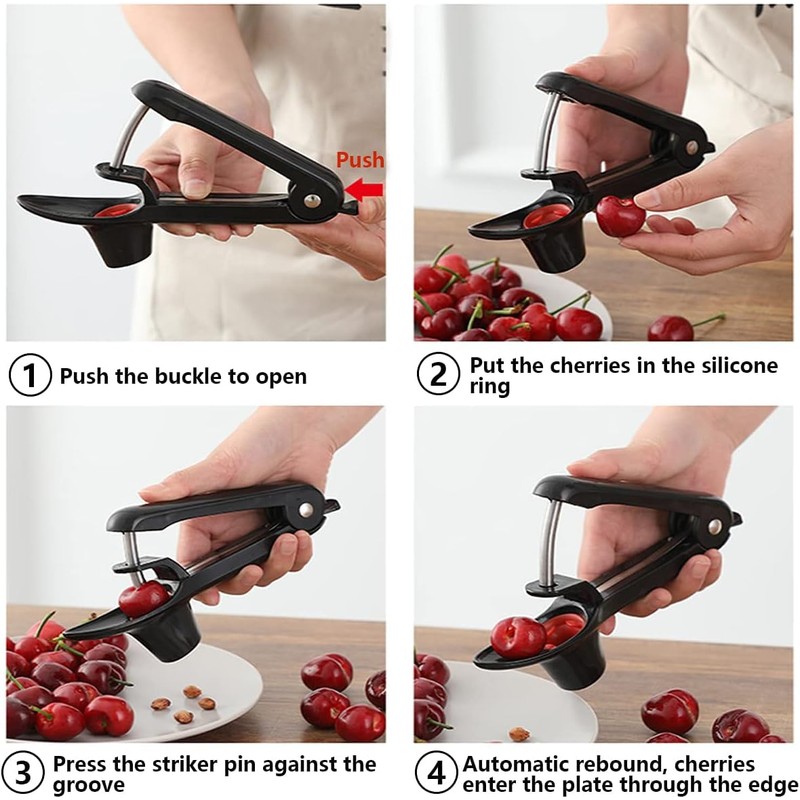Cherry Pitter Tool, Cherry Pit Remover Tool, Cherry Picker, Fruit