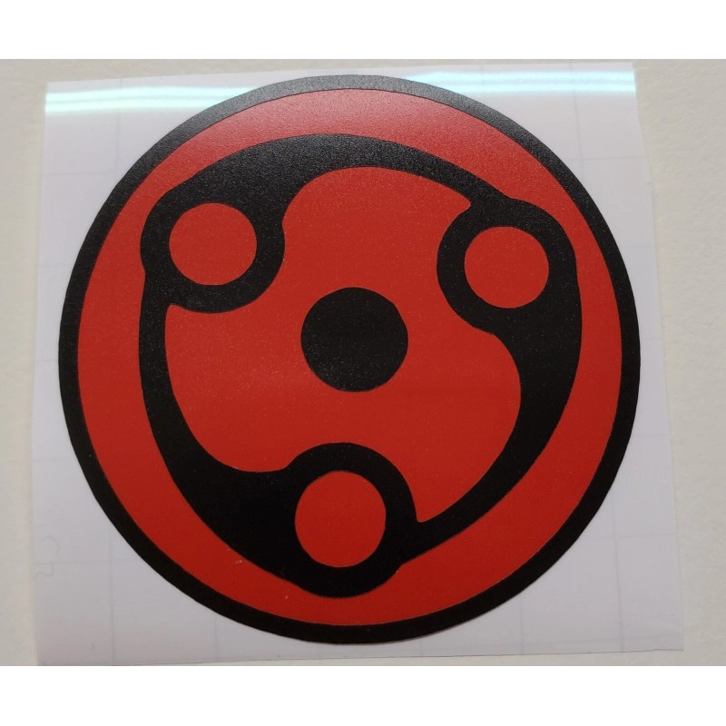 Eternal Mangekyo Sharingan Naruto Madara Vinyl Decal Windows/Laptop Waterproof