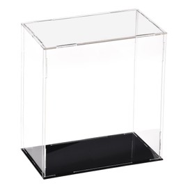 sourcing map Acrylic Clear Display Case Box Dustproof Protection Cube Collectible Display Box 20 x 10 x 25 cm