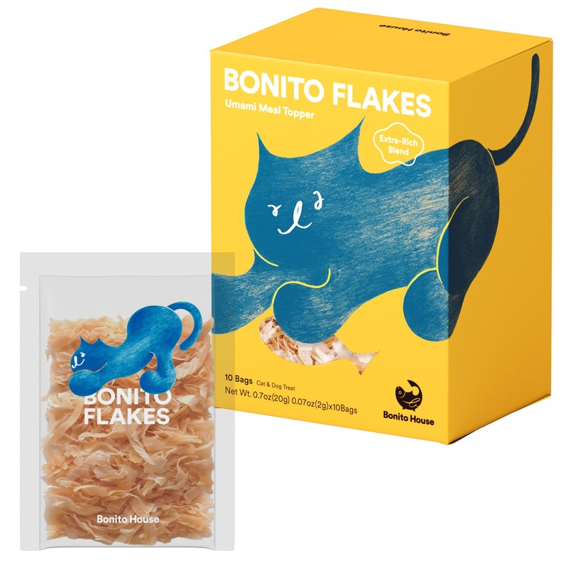 Meal Topper Bonito Flakes for Cats & Dogs – 100%