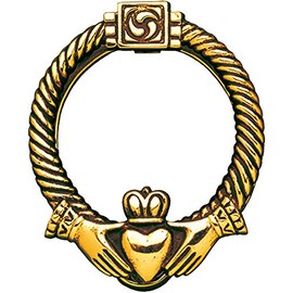 Terra Sancta Guild Celtic Claddagh Door Knocker 824