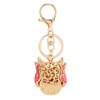 6pcs Lion Dance Keychains Cute Funny Rust Prevention Rhinestone Keychain
