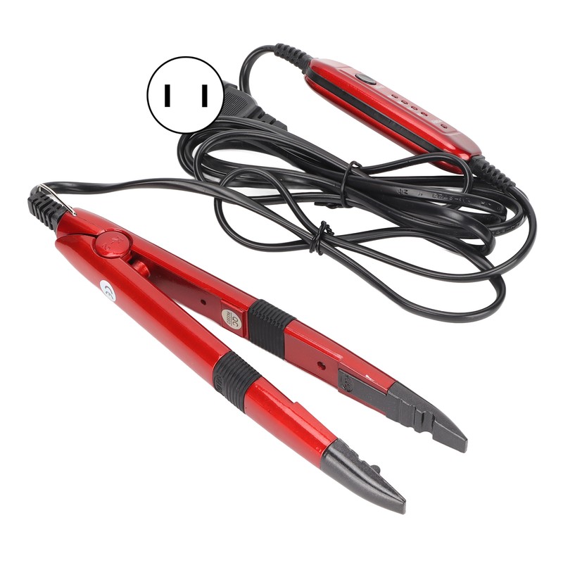 Hair Extension Iron Ergonomic Professional Durable Temperature Regulating Hair Connector