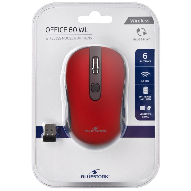The G-Lab Bluestork Wireless Mouse 6 Buttons Metal 2.4GHz Up
