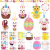 TOPJOWGA Children's Easter Craft Set, 24 Pieces, Easter Crafts, Chicks,