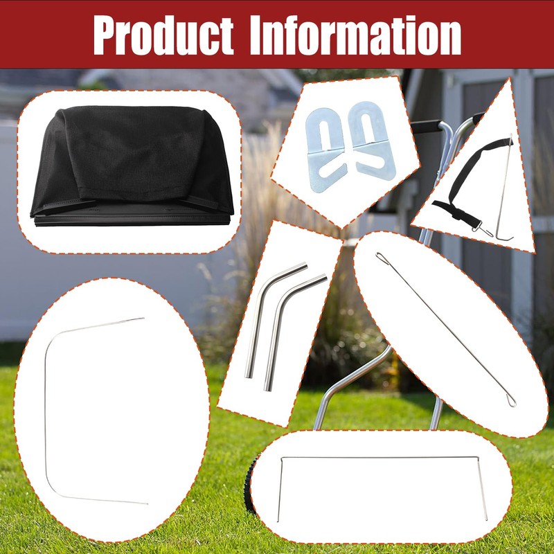 AAAQQ GC91416 Reel Lawn Mower Grass Catcher for American Lawn