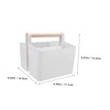Ciieeo Portable Pen Storage Box with Handle Multi Functional Organizer
