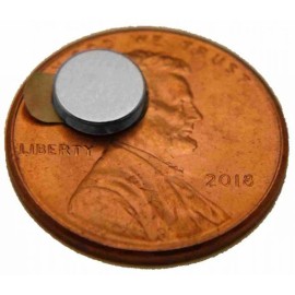 Apex Magnets 1/4" x 1/16" Disc Magnets - Adhesive Backed - Neodymium Magnet