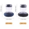 Soap Dispense Palm Scrub dishwashing Kitchen Scrubber Press Automatic Liquid