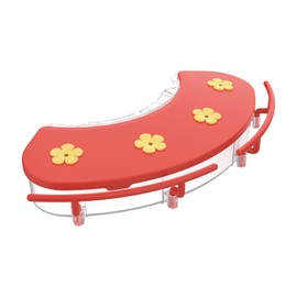 NETVUE Hummingbird Feeder Perch, Compatible with Birdfy, Attract Hummingbirds, 18.3 oz Capacity, 2 in 1 Bird Feeder, Ideal Gift for Hummingbird Lovers