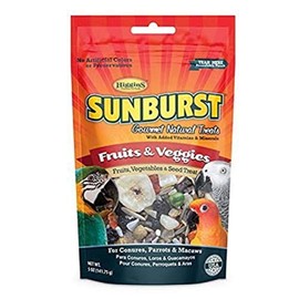 Higgins Sunburst Fruits & Veggies Gourmet Treats Conures, Parrots & Macaws