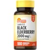 Sundance Sambucus Black Elderberry Capsules | 100 Count | Non-GMO