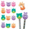 Raymond Geddes Donut Pencil Top Erasers (Pack of 48)