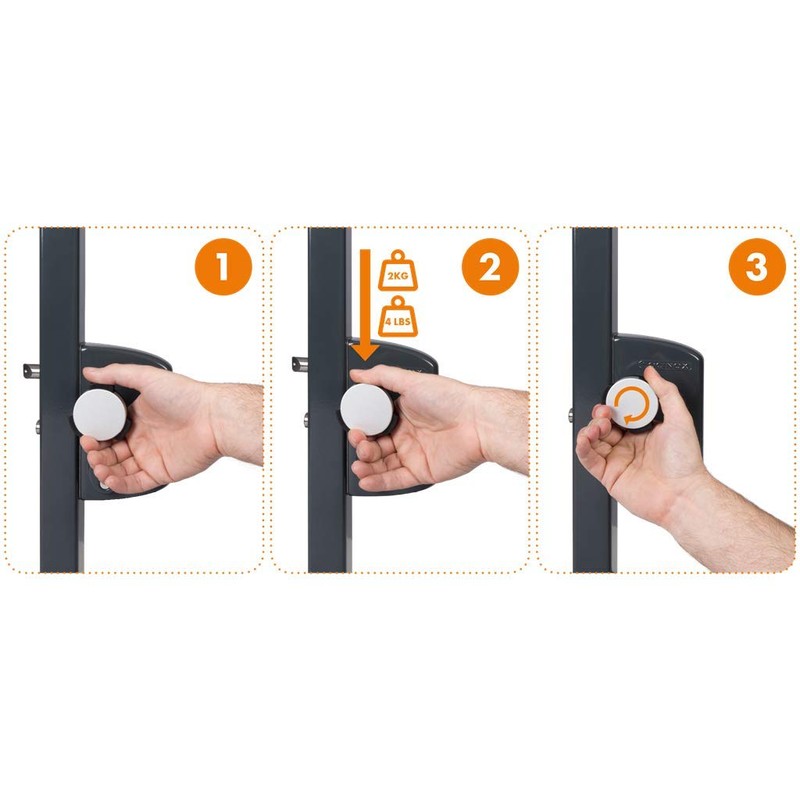 LOCINOX KIDLOC-2 SECURITY BUTTON HALF PRESSURE PAIR
