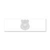 CafePress Hero Badge Car Magnet 10 X 3 10" x