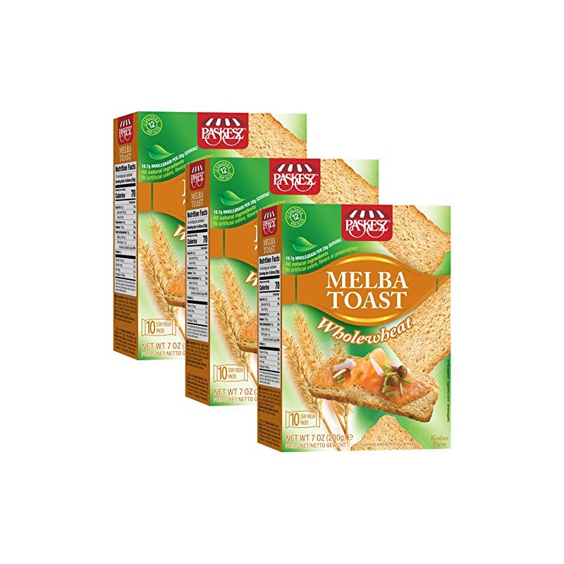 Melba Toast, Flatbread Toast Crackers - Whole Wheat - All