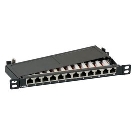 EFB-Elektronik Mini Patch Panel STP 12xRJ45 Cat.6A 10"