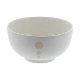Tableware East Okonomi Donburi, Large, 34.4 fl oz (950 cc), White, Polka Dot, Monotone Series