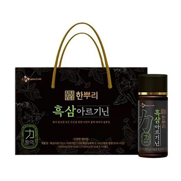 CJ Hanppuri Black Ginseng Arginine 100m l0 bottles x 4