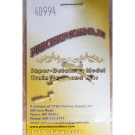 Precision O #40994 Bracket, Running Boards, Under Cab Type (Brass)