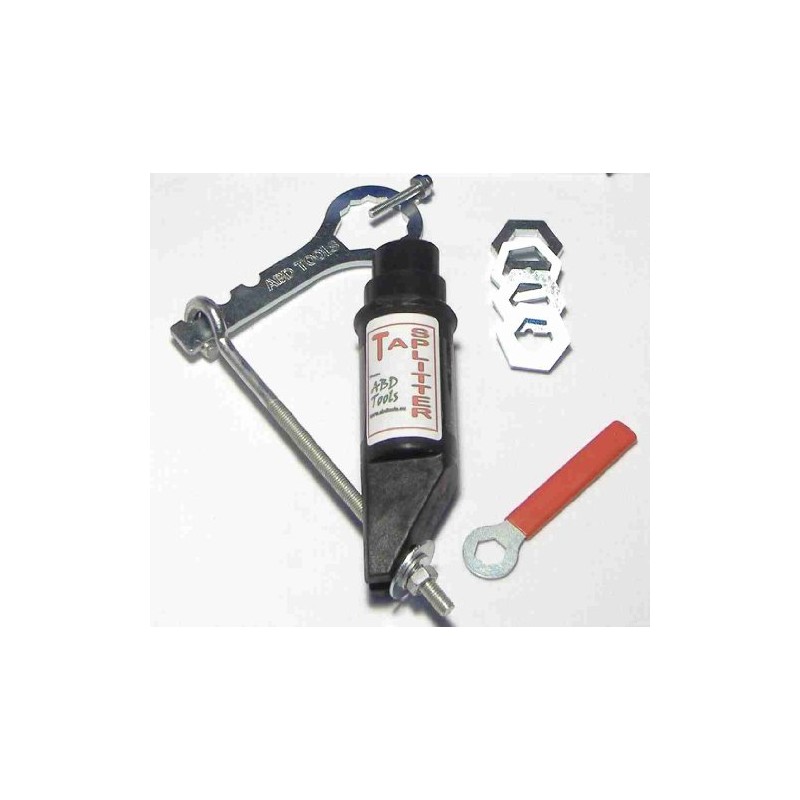 Compact TapSplitter tool for releasing tap head nuts to repair