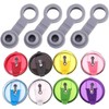 10Pcs Grey Universal Silicone Sealing Bottle Straw Hole Grommets Stopper