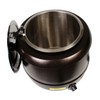 Excellante SEJ32000C 10-1/2-Quart Stainless-Steel Soup Warmer, Brown