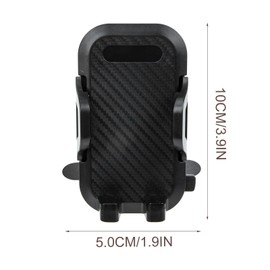 Veemoon Car Air Vent Phone Holder, Adjustable Car Phone Clip Mount Plastic Car Phone Bracket Cell Phone Vehicle Mount Phone Holding Stand Kick Stand for Car, Truck, Pickup Black PP