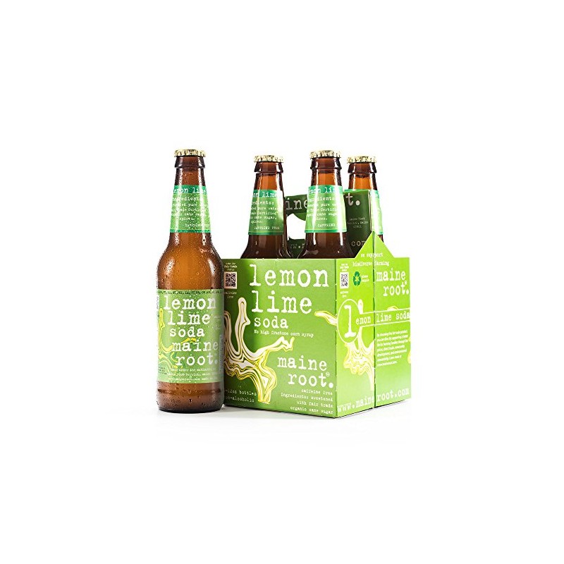 Maine Root Hand Crafted Lemon Lime Soda, 12 fl oz