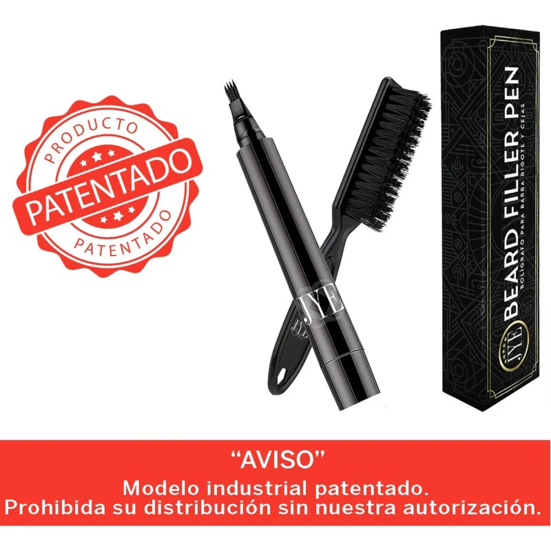 Plumon Para Barba Bigote Cejas Y Cabello Jye Canas 3