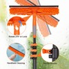 Msnaile Window Squeegee with Carbon Fiber Extension Pole for Home,
