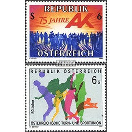 Austria 2147,2148 (complete.issue.) fine used/cancelled 1995 Workers, Sportunion (Stamps for collectors) Ball games without football (basketball/handball/baseball …)