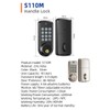 Keyless Entry Deadbolt Lock with Keypad - Auto-Lock, Xenocam Anti-Peeping