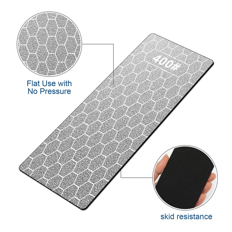Diamond Sharpening Stone, 5 Pcs Knife Sharpening Stone with Extra