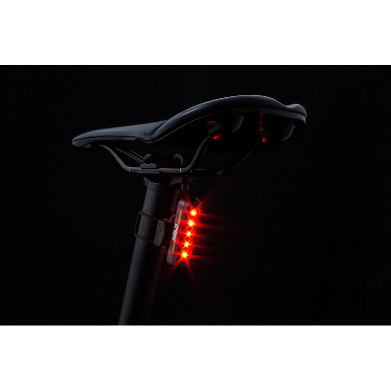 Crops EZ500MU Sports Bicycle Auto Light Safety Light Red |