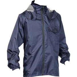 Kawanishi Industry Eagle Cross #3674 Rainwear Top and Bottom Set, M - 3L (Navy, M)