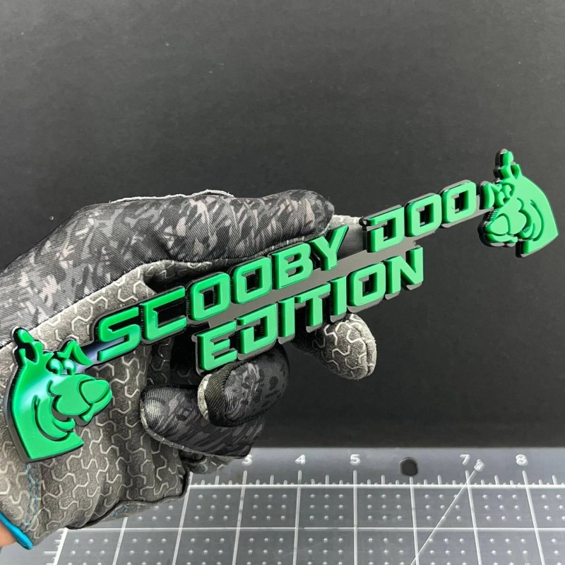 Emblem Badge Scooby Doo Edition Emblem – 3D Multicolor Acrylic