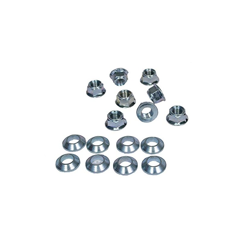 BOLT Hardware Lug-Lock Lug Nuts (14mm) (Silver) Compatible with 09-19